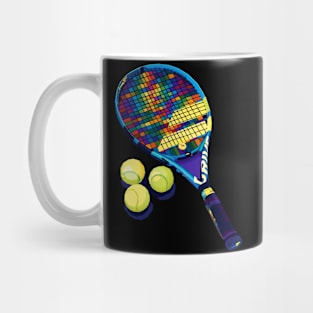 Tennis Wpap Pop Art Mug